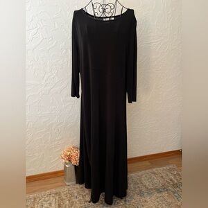Chico’s Black Knit Dress Lightweight Size 2 (12)